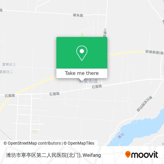 潍坊市寒亭区第二人民医院(北门) map