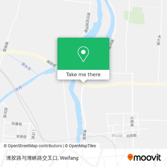 潍胶路与潍峡路交叉口 map