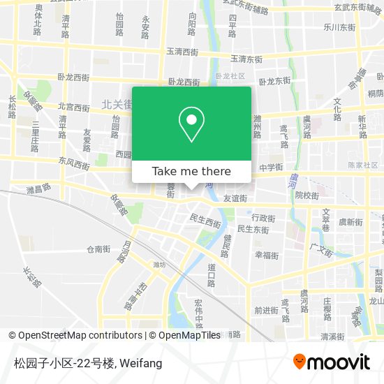 松园子小区-22号楼 map
