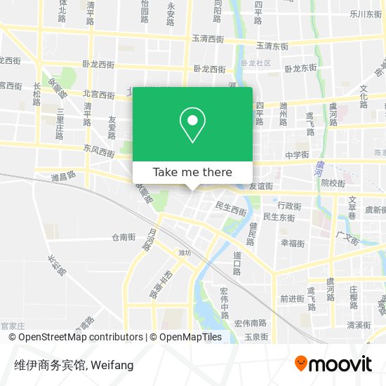 维伊商务宾馆 map