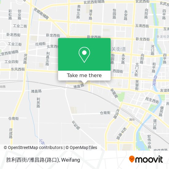 胜利西街/潍昌路(路口) map