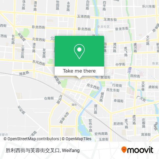 胜利西街与芙蓉街交叉口 map