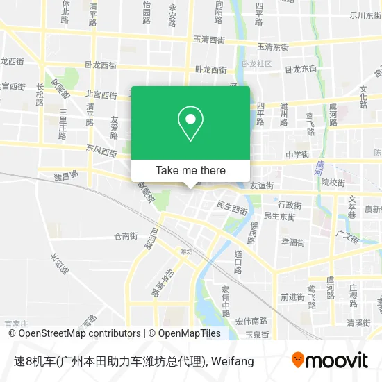 速8机车(广州本田助力车潍坊总代理) map