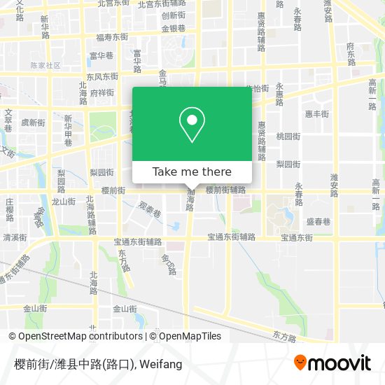 樱前街/潍县中路(路口) map