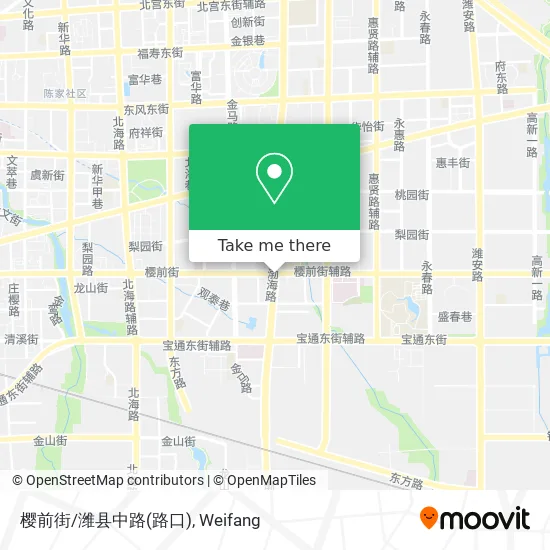 樱前街/潍县中路(路口) map