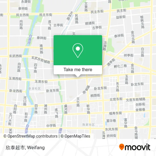 欣泰超市 map