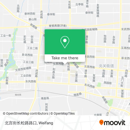 北宫街长松路路口 map