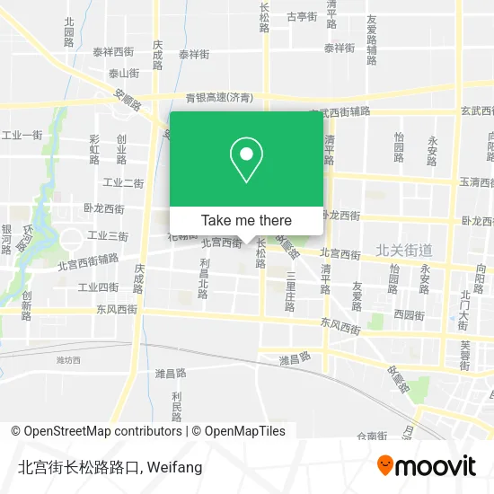 北宫街长松路路口 map