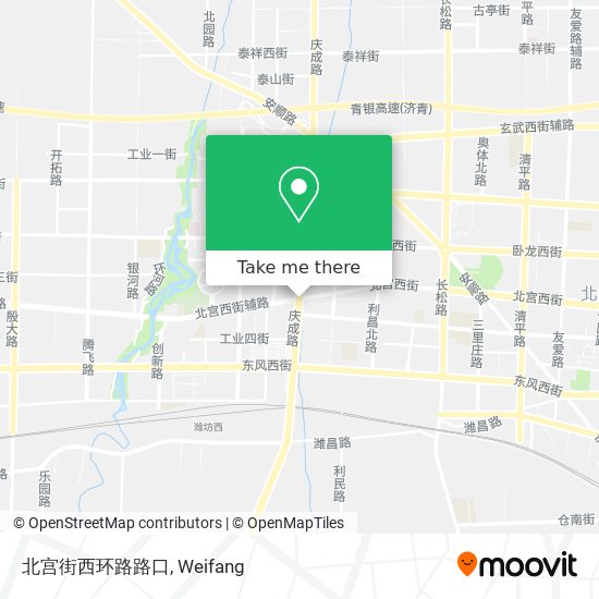 北宫街西环路路口 map