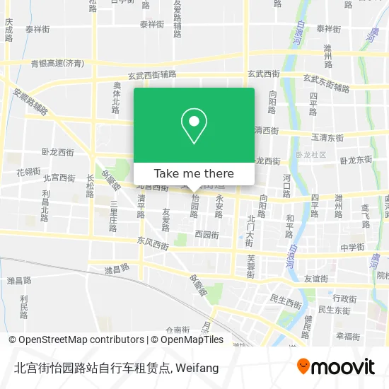 北宫街怡园路站自行车租赁点 map