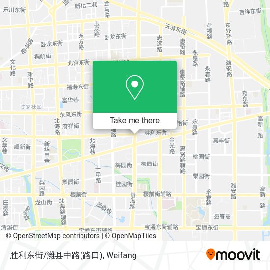 胜利东街/潍县中路(路口) map
