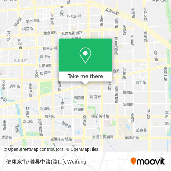 健康东街/潍县中路(路口) map