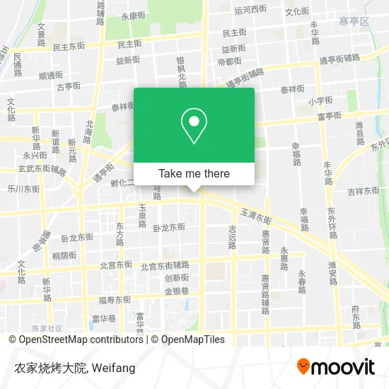 农家烧烤大院 map