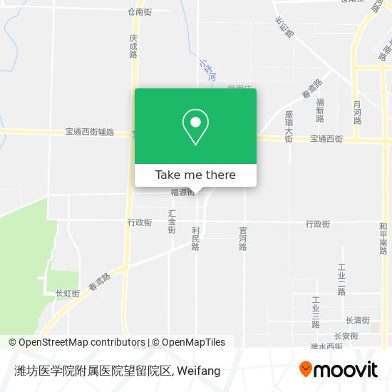 潍坊医学院附属医院望留院区 map