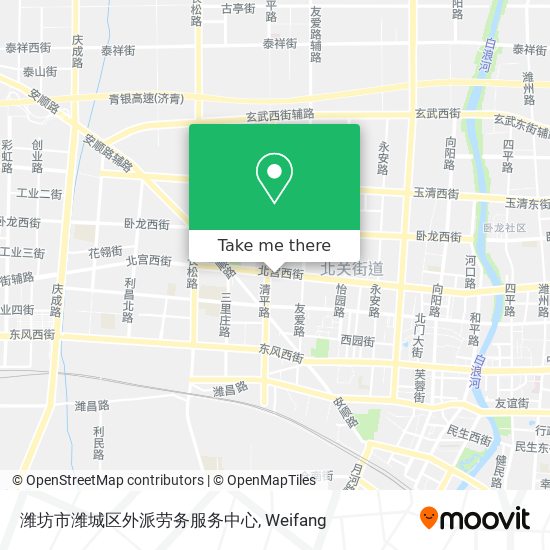 潍坊市潍城区外派劳务服务中心 map