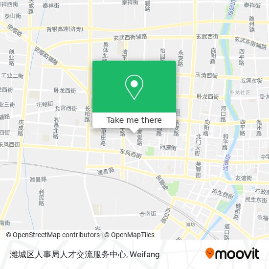 潍城区人事局人才交流服务中心 map