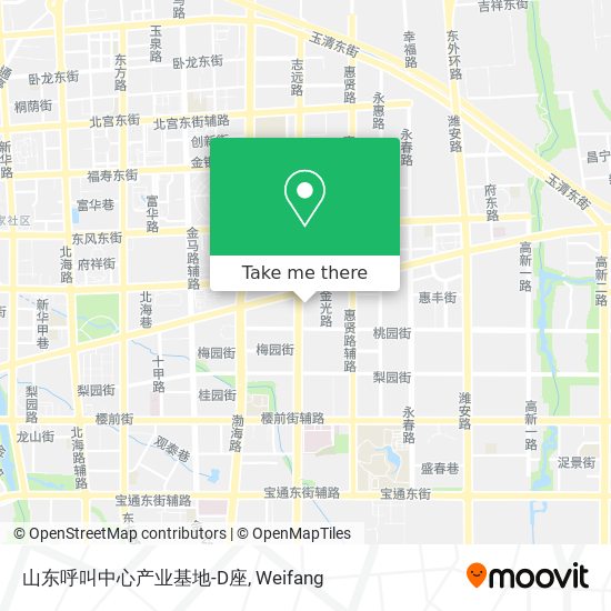山东呼叫中心产业基地-D座 map