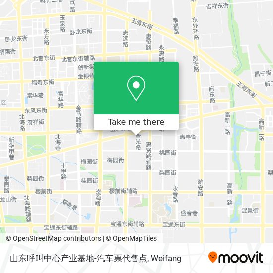 山东呼叫中心产业基地-汽车票代售点 map