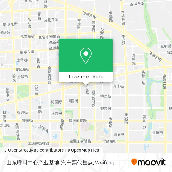 山东呼叫中心产业基地-汽车票代售点 map