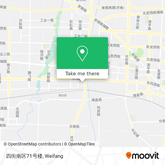 四街南区71号楼 map