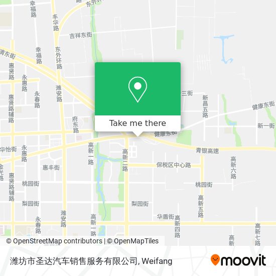 潍坊市圣达汽车销售服务有限公司 map