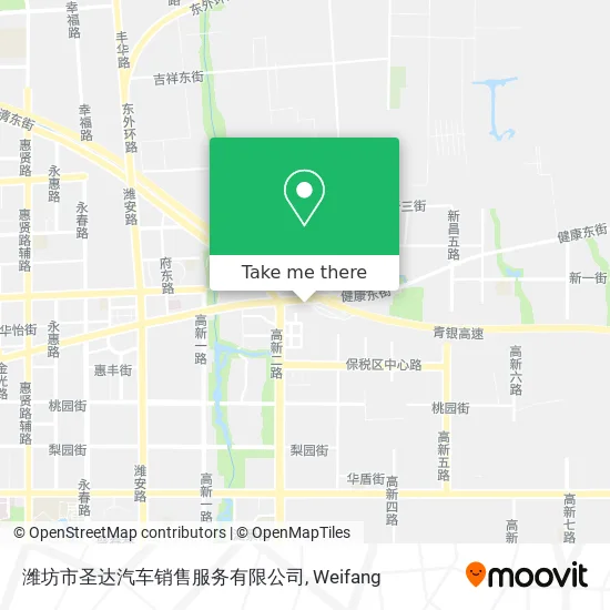 潍坊市圣达汽车销售服务有限公司 map