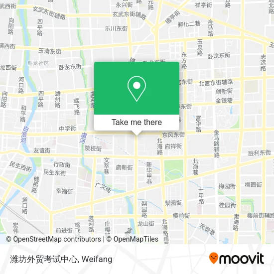 潍坊外贸考试中心 map
