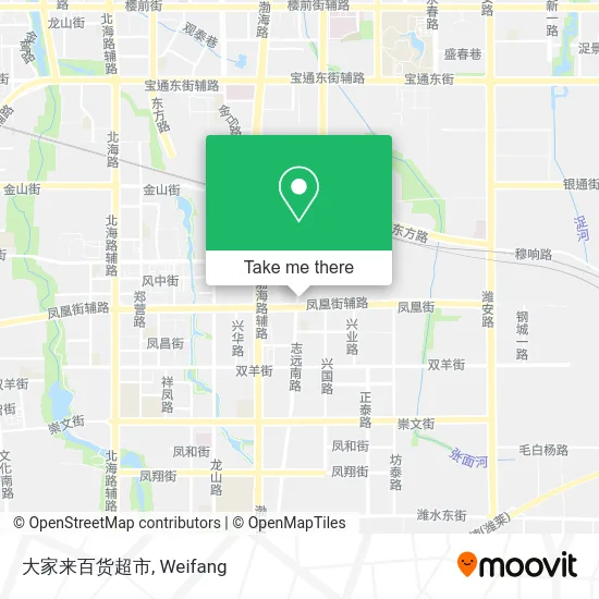 大家来百货超市 map