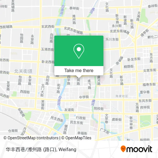 华丰西巷/潍州路 (路口) map