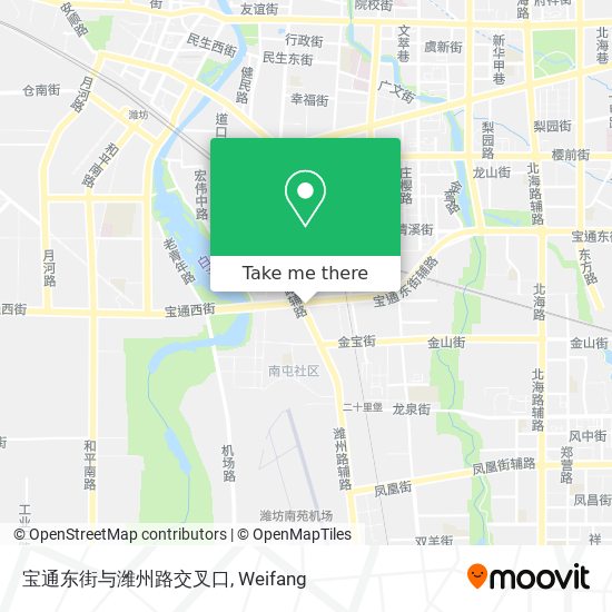 宝通东街与潍州路交叉口 map