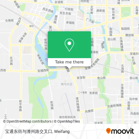 宝通东街与潍州路交叉口 map