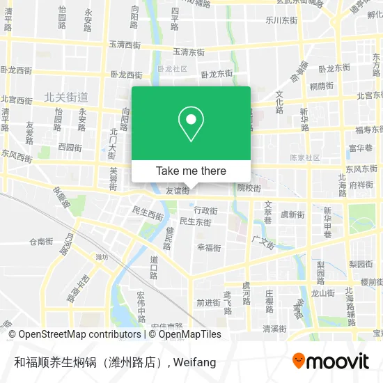 和福顺养生焖锅（潍州路店） map