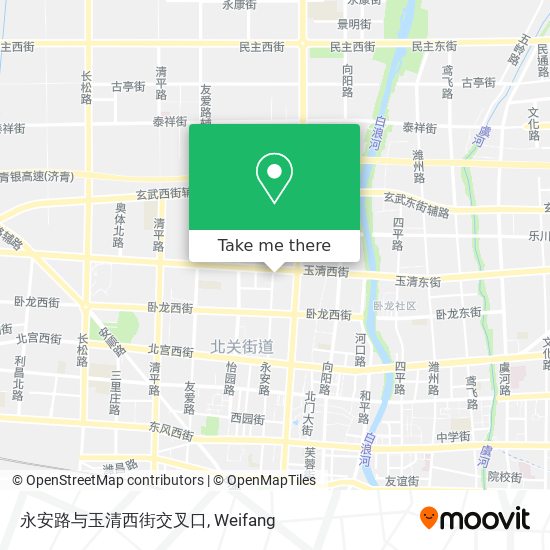 永安路与玉清西街交叉口 map