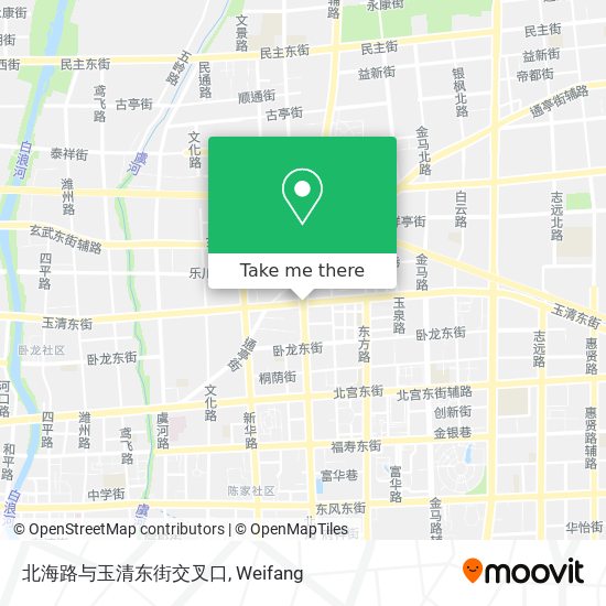 北海路与玉清东街交叉口 map