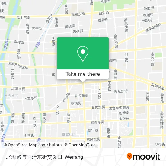 北海路与玉清东街交叉口 map