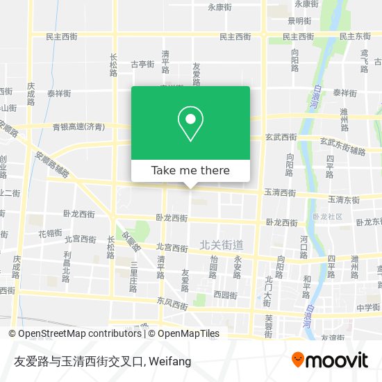 友爱路与玉清西街交叉口 map