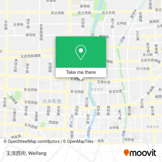 玉清西街 map