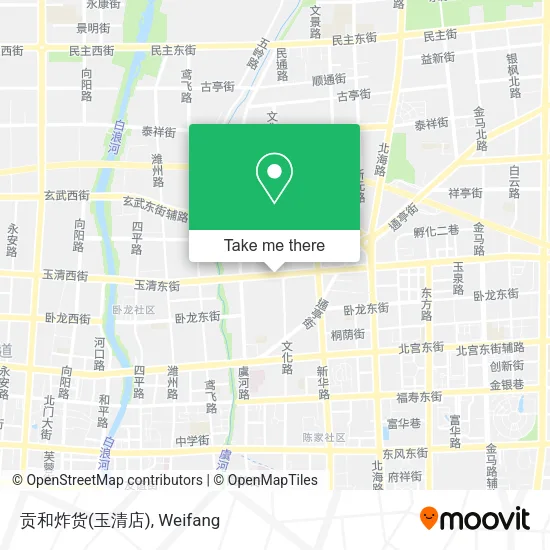 贡和炸货(玉清店) map