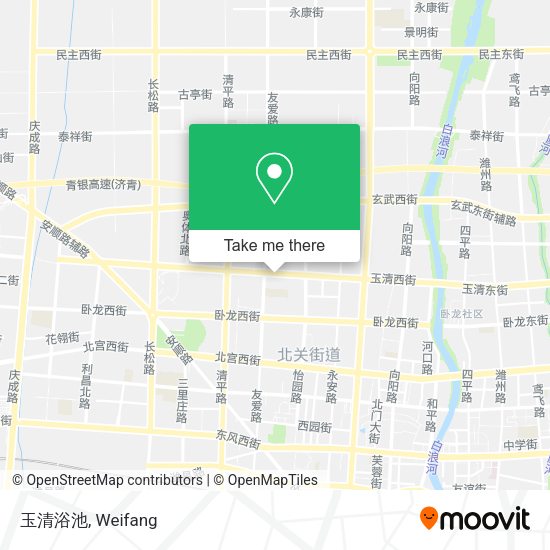 玉清浴池 map