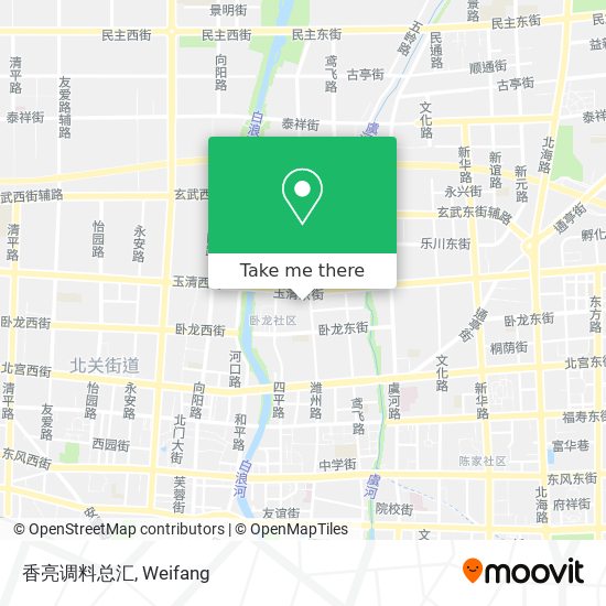 香亮调料总汇 map