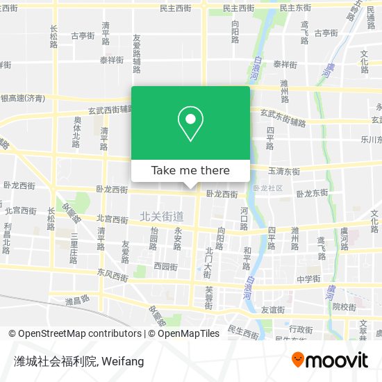 潍城社会福利院 map