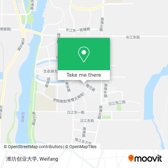 潍坊创业大学 map
