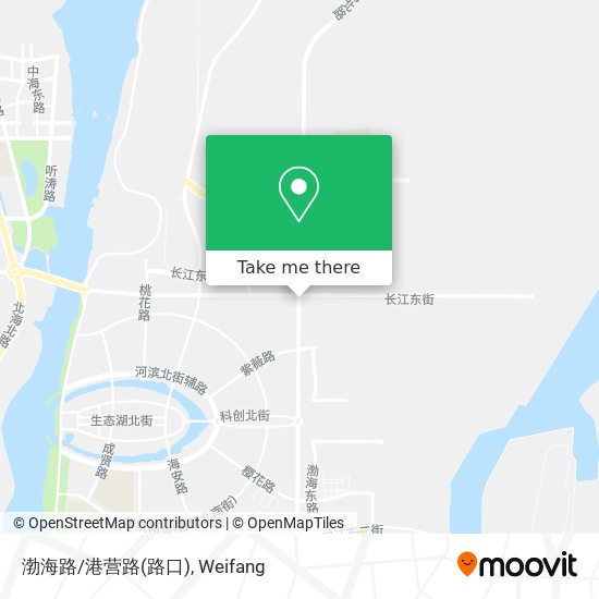 渤海路/港营路(路口) map