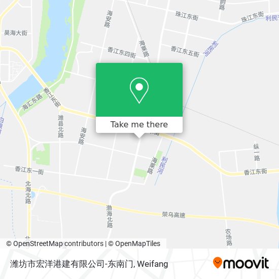 潍坊市宏洋港建有限公司-东南门 map