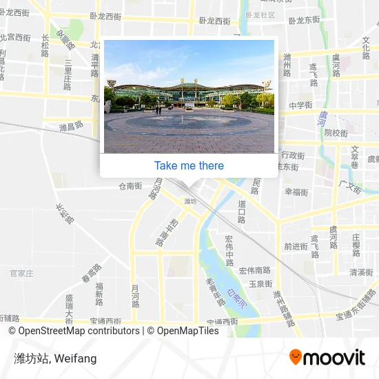 潍坊站 map