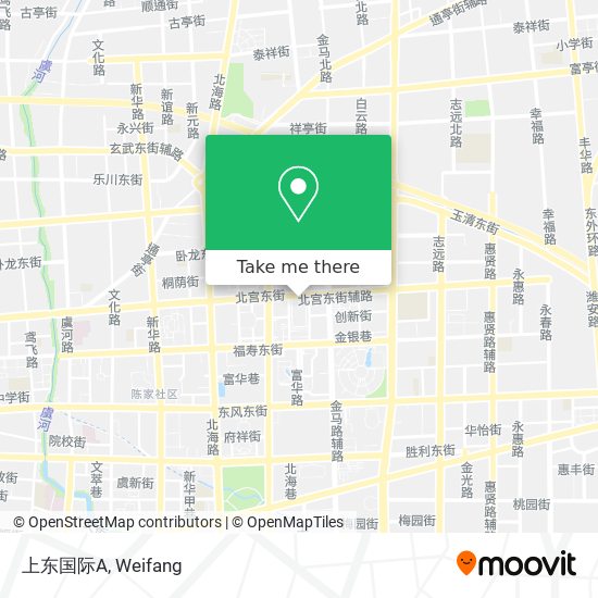 上东国际A map