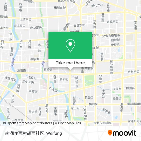 南湖住西村胡西社区 map
