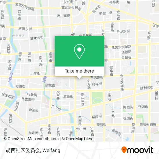 胡西社区委员会 map