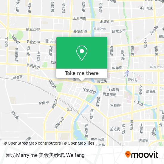 潍坊Marry me 美妆美纱馆 map