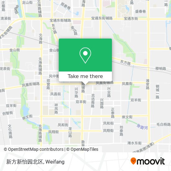 新方新怡园北区 map